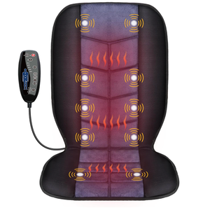 Massage Chair Pad,Back Massager with Heat,Massage Seat Cushion with 10 Vibration Motors,30-60-90 Minutes Heating Options,Chair Massager for Office Chair, Home Office Use, Relaxation Gift