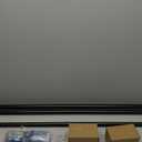 Amazon Basics Adjustable Curtain Rods for Windows, Round Finials, 1-Inch Rod, 36" to 72", Black, Pack of 2