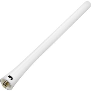 ONE250 7" inch Flexible Rubber Antenna, Compatible with Jeep Wrangler JK JKU JL JLU Rubicon Sahara Gladiator Renegade Compass Cherokee (2007-2024) - Designed for Optimized FM/AM Reception (White)