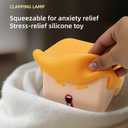 Hilarious Shaped Night Light, Rechargeable Tap-Control Lamp with 3-Level Dimming, Nursery Nightlight, Emotional Release Tool, Squishy Silicone Stress Relief, Halloween Gag Gift & Bedroom Decor