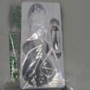 Facial Cleansing Brush Silicone Face Scrubber Waterproof Rechargeable Exfoliator Massage Device for Men & Women, Deep Pore Cleansing, Exfoliating, Removing Blackhead Electric Face Scrub Brush (Black)