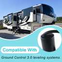 343758 5th Wheel RV Jack Motor, Ground Control 3.0 Automatic 5th Wheel RV Leveling System Rear Hall Effect Jack Motor with Wiring Harness