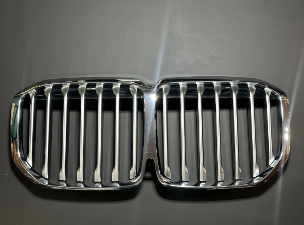 2019-2022 BMW X7 G07 OEM Chrome w/ Matte Silver Front Grille OEM 24548958094566