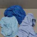 Gradient Blue Arch Cover 3 Set - 6+6.6+7.2ft - Wrinkle Free Spandex Wedding Arch Stand Covers for Birthday Party, Baby Shower, or Banquet Decoration Round Top Chiara Arch Cover