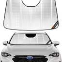 Pigenius Windshield Sun Shade for Subaru Crosstrek 2024-2025; Subaru Impreza 2024-2025. Reflective Aluminum Film Front Window Sunshade - BLAZBLOCK