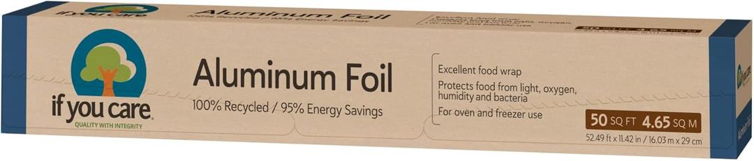 If You Care 100% Recycled Aluminum Foil - 50 FT