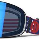 Havoc Racing Magnetic Frameless Goggles - For Motocross, Dirt Biking, Snowboarding, ATV, & UTV - UV Blocking Anti-Fog Goggles