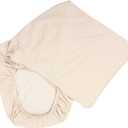 Armless Chair Slipcover Elastic Stretchable Washable Fade Resistant Chairs from Stains Hair (Beige)
