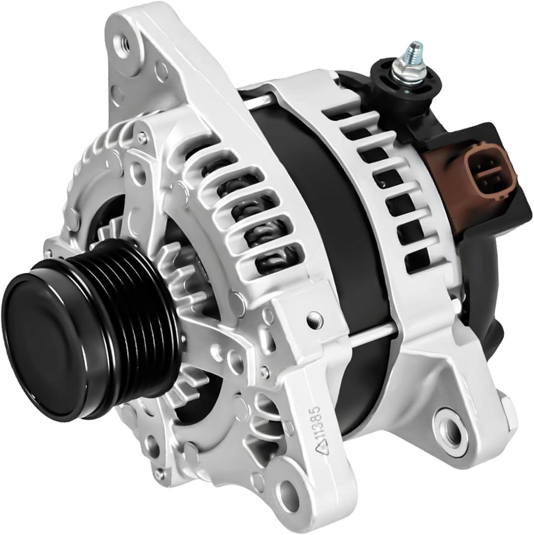 11385 Alternator for Toyota Corolla 2009-2011 & Matrix 09-10, for Scion XD 08-14, for Pontiac Vibe 09-10 1.8L L4, 12V 100Amp Alternator Replacement Part 11386 27060-0T040 1042105490