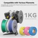 Original AMS Detachable Filament Spool Compatible with Bambu Lab 3D Printer,Reusable Filament Reel Holder Fits PLA, PETG, ABS Filament Spool for Bambulab A1/A1 Mini,Support Low-Temp Environment 70C