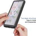 Case for Googel Pixel 6a Case Cover,Anti-Fall and Shock-Absorbing Protective with Screen Protector Case for Googel Pixel 6A 5G G1AZG GX7AS GB62Z GB17L Case Blue