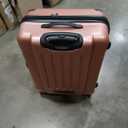 Kenneth Cole REACTION Renegade Luggage Expandable 8-Wheel Spinner Lightweight Hardside Suitcase, Rose Gold, 28-Inch Checked