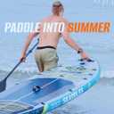 Skaddles 1’6 × 35" Inflatable Stand Up Paddle Board with Beginners SUP Accessories