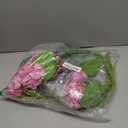 DUYONE 3PCS 22 inch Realistic Artificial Hydrangea Large Flowers Artificial Flowers Dry Flowers Outdoor Wedding Christmas Office Family Party Living Room Table Decoration (Rose Red)