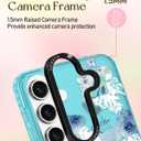for Samsung Galaxy S23 FE Case for Women - Girls Cute Design Compatible with Magsafe Magnetic Ring Holder Stand Butterfly Phone Covers Aesthetic Girly TPU Funda for S23 FE