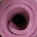 Retrospec Solana Yoga Mat Extra Thick 1" Exercise Mat, Fitness, with Strap, Boysenberry