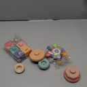 Baby Sensory Teething Toys Set, Montessori Baby Toys 6-12 Months, Incl Newborn Rattle Teether & Baby Blocks & Soft Stacking Rings, Ideal Babies Boy Girl Gifts, Infant Toys 0-3-6-9-12-18 Month