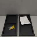 Floating Shelves for Wall - All-Metal Construction Heavy Duty Bathroom Shelves, Floating Shelves Rustproof & Waterproof, Wall Mount Shelves for Bathroom, Kitchen, Bedroom, Office (2 Pack)