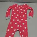 J JOYSAY pinkWhite Dots Baby One-Piece Footies Cotton Baby Clothing Rompers Pajamas Pjs for Girls Newborn 18M