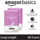 Amazon Basics Incontinence Pads for Women, Long, Bladder Control, Postpartum, Ultimate Absorbency, Unscented, with Odor Control, 60 Count (2 Packs of 30)