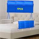 Bed Rail Cushion Pads for Hospital Bed Rails Cover Padding Bed Barrier for Adults Medical Foam Bumper Pads Rail Protector Safety Guard for Elderly Adults Bed Side Rails Padding Cover - 2 PCS, 115inch x 60 inch