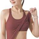 sphinx cat Womens Ribbed Workout Crop Tops with Built in Bra Yoga Racerback Tank Top Slim Fit