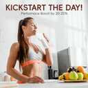 DAILY PULSE 2 in 1 Instant Coffee Meal Replacement  100% Arabica with Garcinia Cambogia & Green Tea, Sugar Free Low Calorie Energy Drink, 14 Single Serve Sticks with straws (15 Second Prep) (EXP 05/22/27)