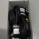 QUMY Dog Shoes Paw Protectors for Winter Snowy Day, Summer Hot Pavement, Water-Resistant in Rainy Weather, Outdoor Walking, Indoor Hardfloors Skid-Resistant Sole (Size 4: 2.2''x2.6''(W*L) (Pack of 4))