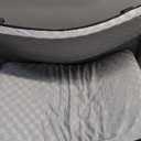 JOEJOY Elevated Dog Car Seat, Memory Foam Pet Booster Seat with Detachable Washable Cover, Portable Travel-Safe Bed for Cars