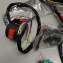 Complete Wiring Harness Kit Compatible with Tao tao Coolster 125cc 110cc Chinese ATV Quad 4 Wheeler 4 Stroke Parts with Ignition Coil Stator CDI Box Starter Relay Solenoid Voltage Regulator