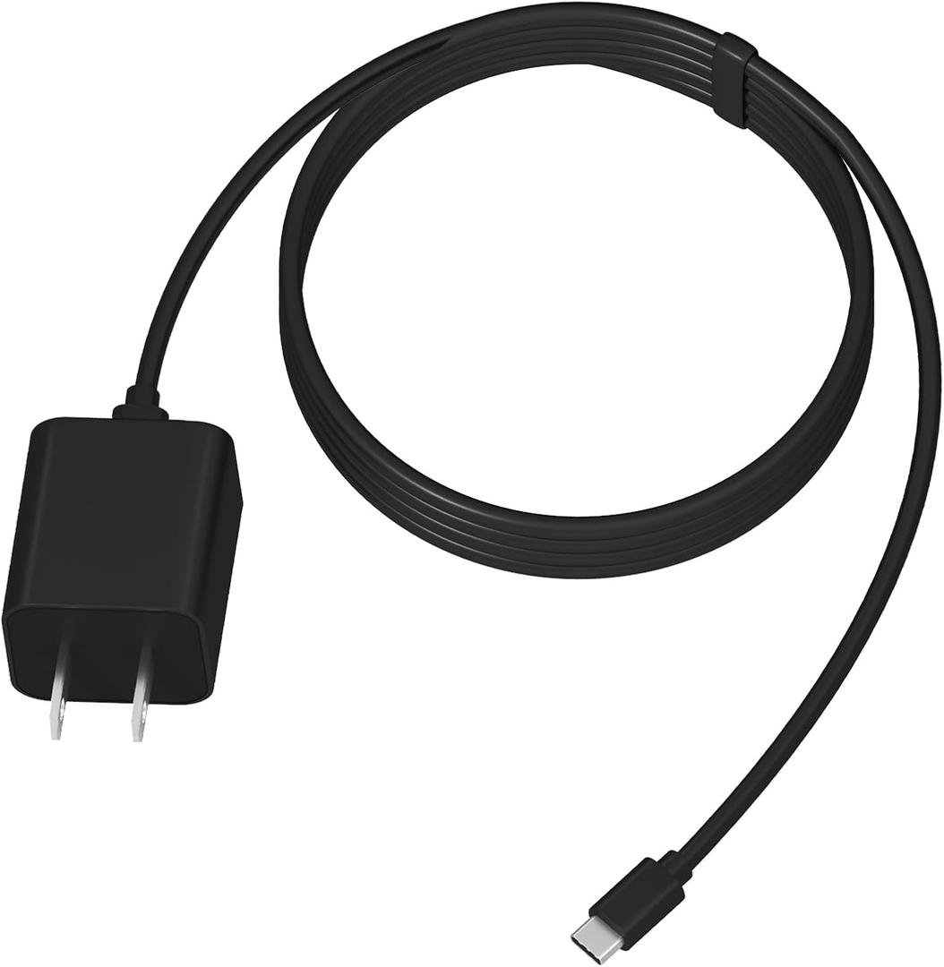 UL Listed Fire HD Charger 5V2A with 6FT Micro USB and USB C Cable Charger for All Fire 7 HD 8 10 Plus, Kids, Kids Pro, Fire Max 11, HD HDX 7 8.9 10.1