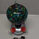 Hummingbird Feeders 32OZ Glass Hummingbird Feeder with Ant Moat, Yard Porch Decor (Teal Blue)