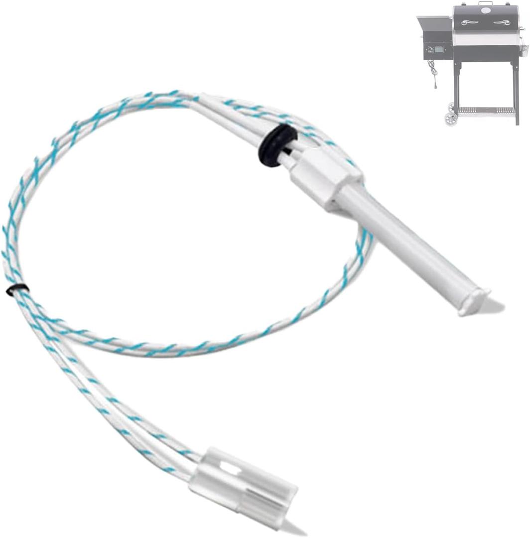 BMMXBI Ceramic Igniter Element Replacement for Rectec, Recteq Wood Pellet Grill and Smoker, Grill Igniter Rod Part for RT-340 RT-700 RT-590 Recteq Grill Accessories, 80 W 120 V