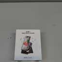 Induction Speaker with Phone Stand 5 in 1 Wireless Induction Bluetooth Audio for iPhone Android Phone Speakers Amplifier with Rechargeable Colorful Light, Birthday Gifts for Men Women Teens (Black)