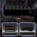 Bag Sealer Mini Rechargeable,3000mAh Heat Sealer Machine with 5 Adjustable Gears Chip Bag Resealer,Plastic Bag Sealer for Food Snack Bags Storage(black)