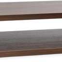Wooden Desktop Studio Rack, 19-Inch Rack-Mount Compatible, 373mm Usable Depth, Threaded Rails, Natural or Walnut, 2U-8U (Walnut Woodgrain, 2U)