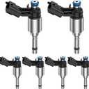 Fuel Injectors 6Pcs Compatible with Chevy Traverse GMC Acadia Buick Enclave 3.6L 2012-2017,6 holes,12663380