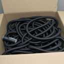 Relxitl Garden Hose, Flexible Water Hose, Ultra Lightweight Non-Expanding hose With 10 Functon Sprayer, Leak proof, Pressure Resistant for Yard, Outdoor (Black)