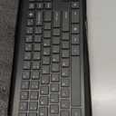 Wireless Keyboard and Mouse Combo, Silent Full-Size Computer Keyboard with Calculator Button, 2400 DPI Mice, Quiet Click, Slim Cordless USB Set for Laptop PC Windows Mac - Black