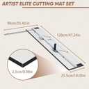 GOOFCXO 47 Inch Precision Mat Cutter for Picture Framing | Multi-use 45 °Bevel and Straight Edge Cutting Tools, Artwork Production, Design & DIY Craft Projects