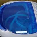 Giantex Portable Mini Washing Machine, 5.5 lbs Capacity Small Compact Laundry Washer with Spin Tub & Drain Hose, Semi-automatic Washer Machine for Apartment Dorms RV Home (Blue)