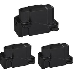 Small Weatherproof Outdoor Electrical Connection Box for 90 Angle Plugs734inch, IP66 Water-Resistant Extension Cord Cover for Plug, Extension Cables, Holiday Lights, Black, 3 Pack
