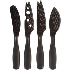 BOSKA Stainless Steel Cheese Knife Set - Monaco For All Types of Cheese - Multi-Functional Cheese Slicer - Silver Non-Stick - Dishwasher Safe - For Kitchen Cooking