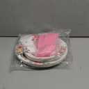 Utolily Sweetheart Baby Shower Party Tableware Supplies 96pcs - Pink Heart Plates, Forks & Napkins - Serves 24 Guests - Valentine's Day Occasion