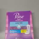 Poise Ultra Thin Incontinence Pads for Women, 4 Drop, Long, 144 ct
