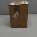 Fule Artificial Silk Rose Flower Centerpiece Arrangement in Glass Vase with LED Light for Home Wedding Decoration (Light Purple)