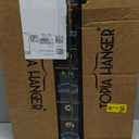 TOPIA HANGER Unfinished American Red Cedar Wood Coat Suit Hangers, Luxury Wooden Jacket Clothes Hangers, Wide Shoulder with Black Padded Pant Bar- 360Flexible Hook, 4 Pack- Natural- CT07W