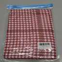 RIIQIICHY Plaid Scarf for Women Fall Winter Pashmina Scarves Wraps for Cold Weather Warm Large (Red, L)