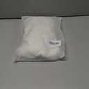 Spring Short Sleeve Sweaters for Women Puff Sleeve Lightweight Sweater Tops Dressy Casual (White, L)