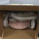 KB 3-in-1 Foldable Baby High Chair | 7 Height & 4 Recline Adjustable | Removable Seat & Tray for Easy Clean | 2 Locking Wheels | Multifunctional Infant High chairs for Babies and Toddlers Girl (Pink)